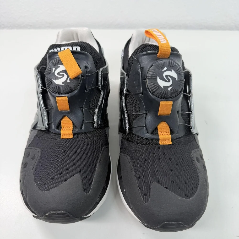 Puma Disc System Shoes Womens Size 7 Black Running Sneakers Cushioned 356389-01